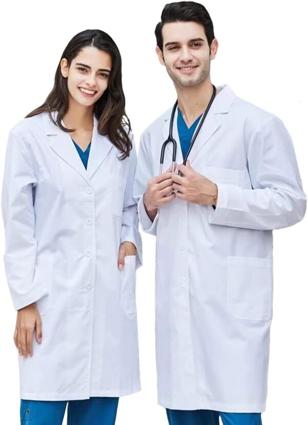 LAB COAT: DR COAT WHITE MALE / FEMALE